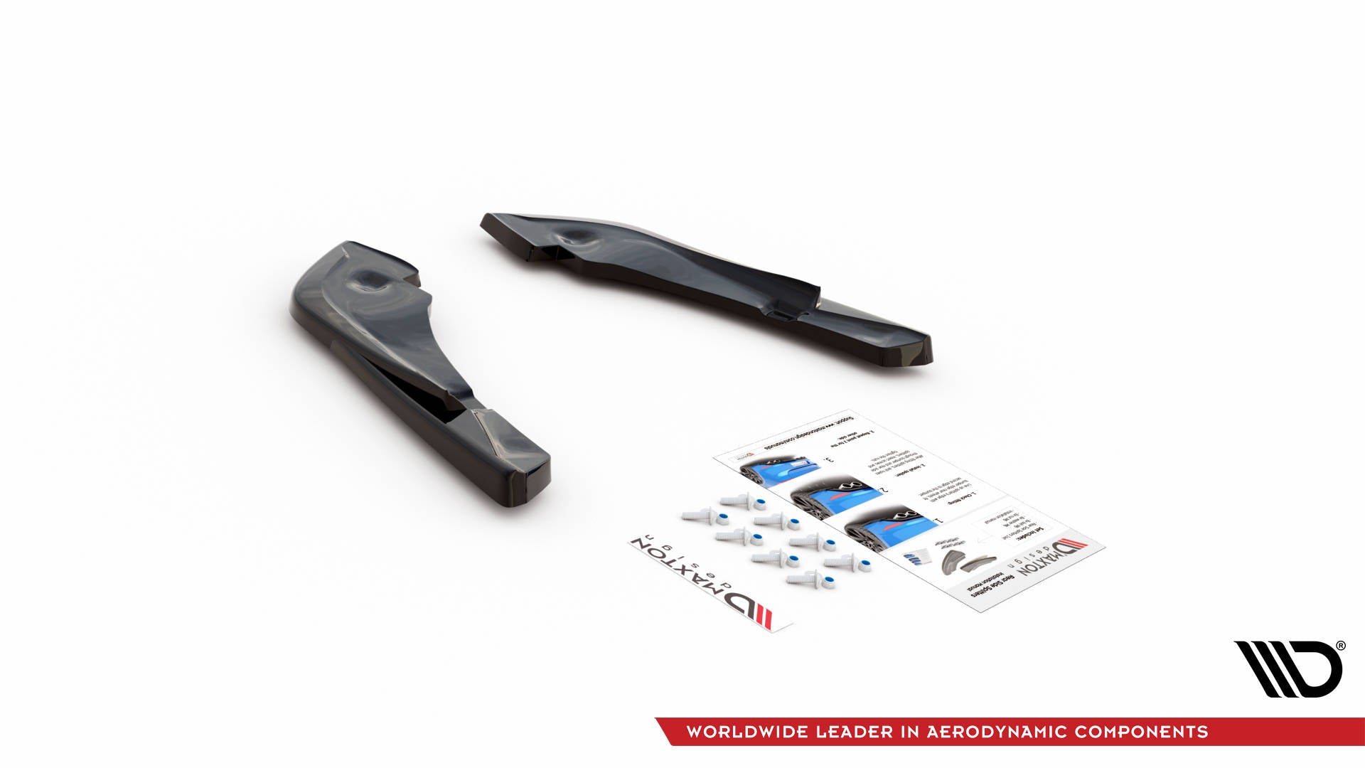 Heck Ansatz Flaps Diffusor V.3 für Toyota Supra Mk5 schwarz matt