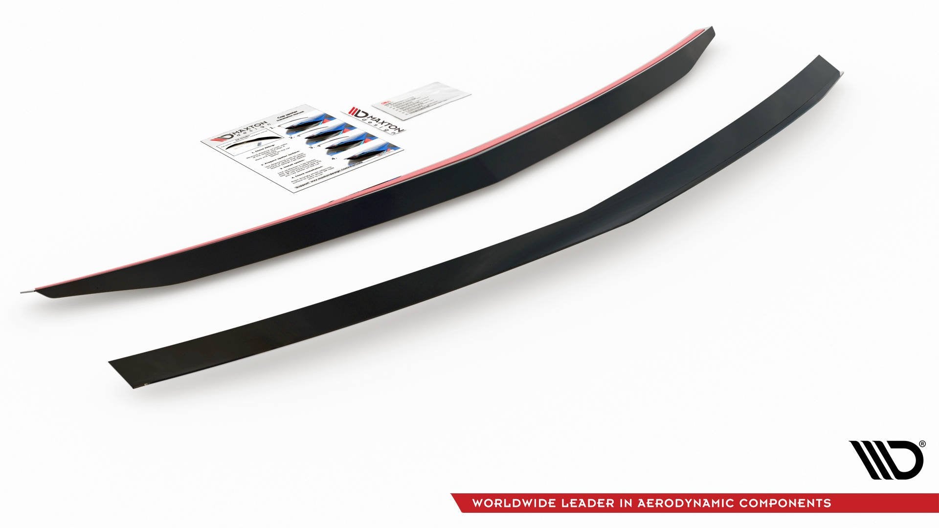 Spoiler CAP für Mercedes-Benz E63 AMG / AMG-Line Limousine W212 Facelift schwarz Hochglanz