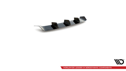 Diffusor Heck Ansatz für Lexus GS F Mk4 Facelift schwarz matt