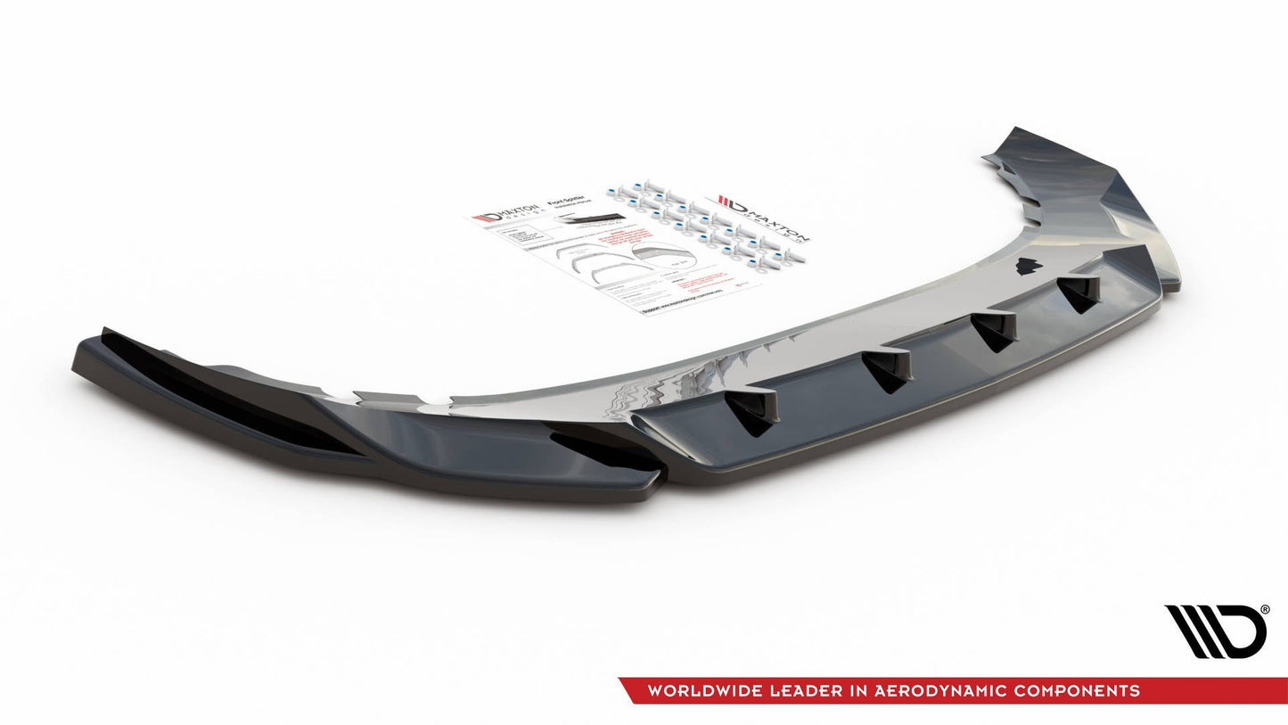 Front Ansatz V.2 für Cupra Ateca schwarz Hochglanz