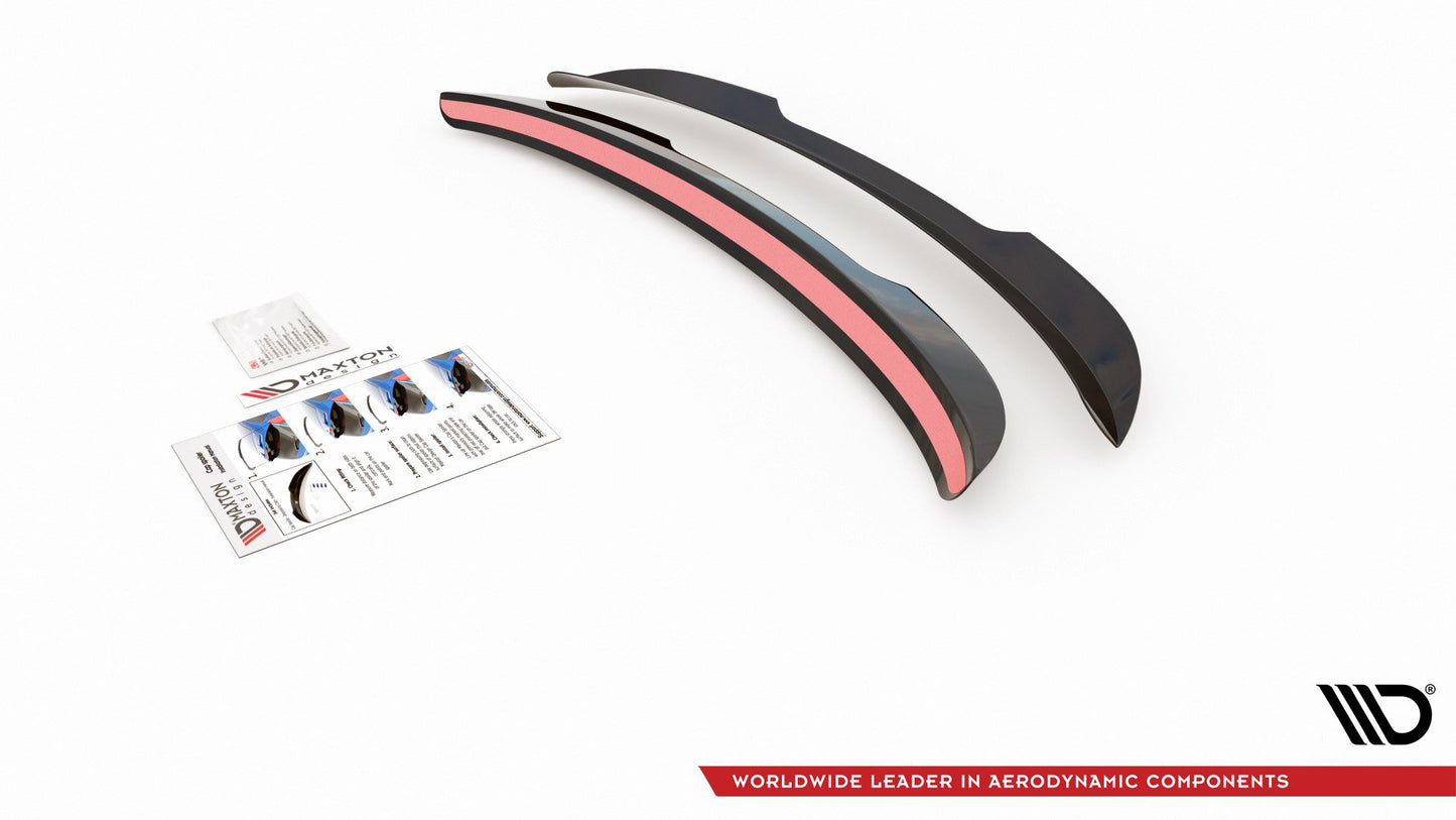 Spoiler CAP für Ford Mondeo Kombi Mk5 Facelift schwarz matt