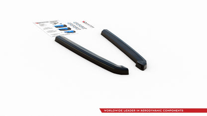 Heck Ansatz Flaps Diffusor für Audi S7 C8 Carbon Look
