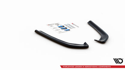 Heck Ansatz Flaps Diffusor für Ford Mondeo Mk5 schwarz matt