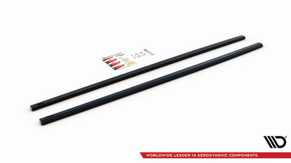 Seitenschweller Ansatz für V.2 für VW Golf 7 GTI (verengen) schwarz Hochglanz