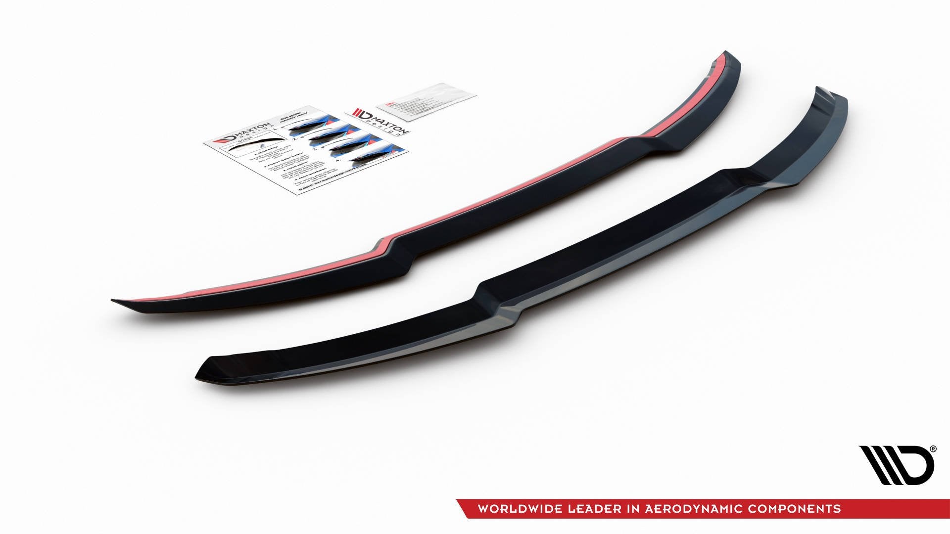 Spoiler CAP für Audi SQ7 / Q7 S-Line Mk. 2 schwarz Hochglanz