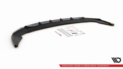 Front Ansatz V.1 für BMW 2 Gran Coupe M-Paket / M235i F44 schwarz Hochglanz