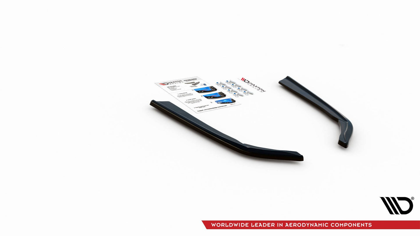 Heck Ansatz Flaps Diffusor V.2 für BMW 3er G20 / G21 M-Paket Carbon Look