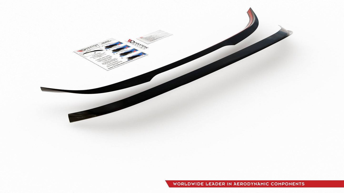 Spoiler CAP für Toyota Corolla XII Touring Sports schwarz Hochglanz