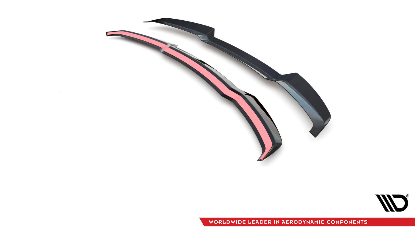 Höher Spoiler CAP für Audi RSQ8 Mk1 schwarz Hochglanz