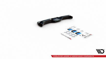 Mittlerer Diffusor Heck Ansatz V.2 für Nissan 370Z  schwarz matt