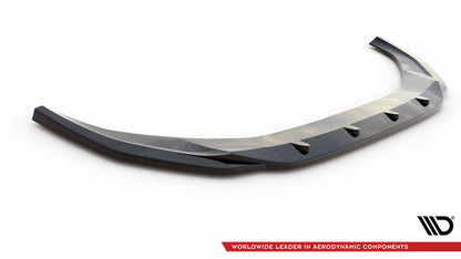 Front Ansatz V.2 für Audi A4 B9 Facelift schwarz matt