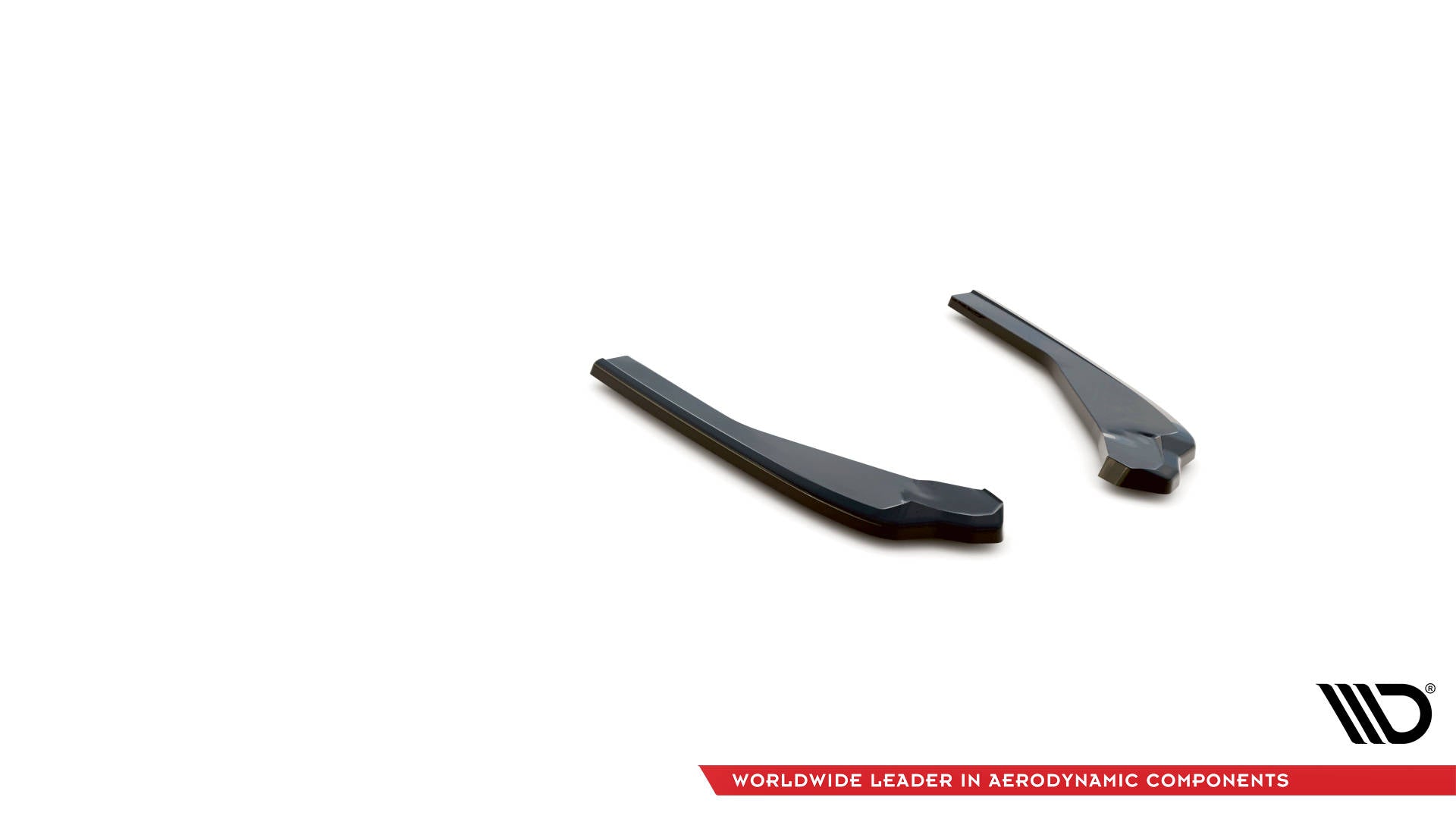 Heck Ansatz Flaps Diffusor für BMW X4 M-Paket G02 Facelift Carbon Look