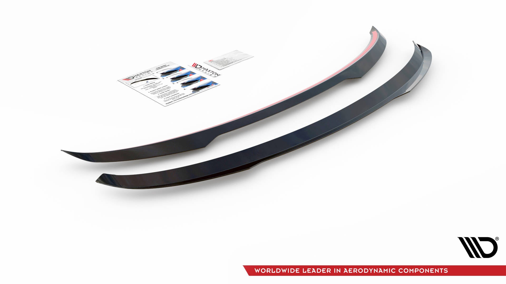 Spoiler CAP für Ford Kuga ST-Line Mk3 schwarz matt