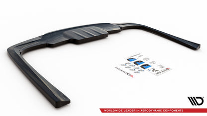 Mittlerer Diffusor Heck Ansatz für Mercedes-Benz E W213 Carbon Look