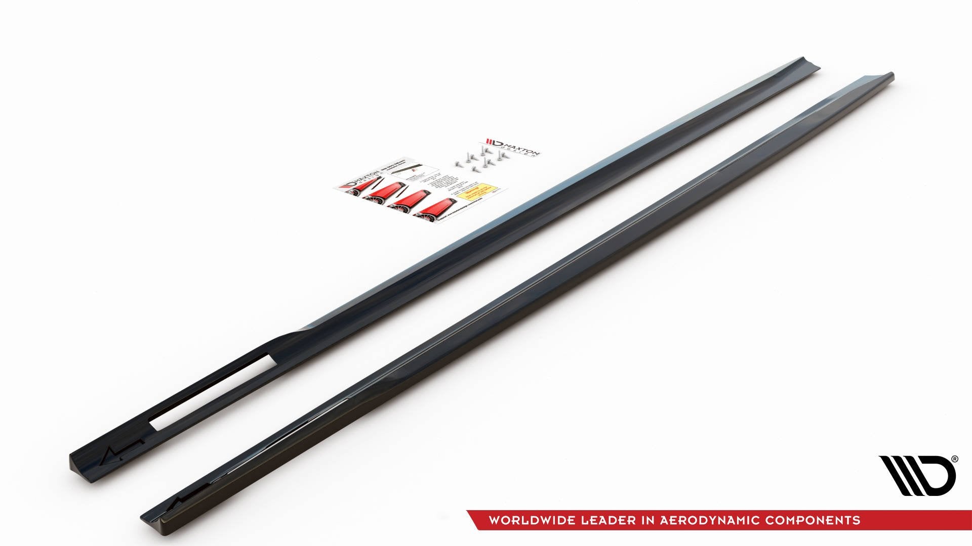 Seitenschweller Ansatz für V.1 für BMW 4er M-Paket G22 Carbon Look