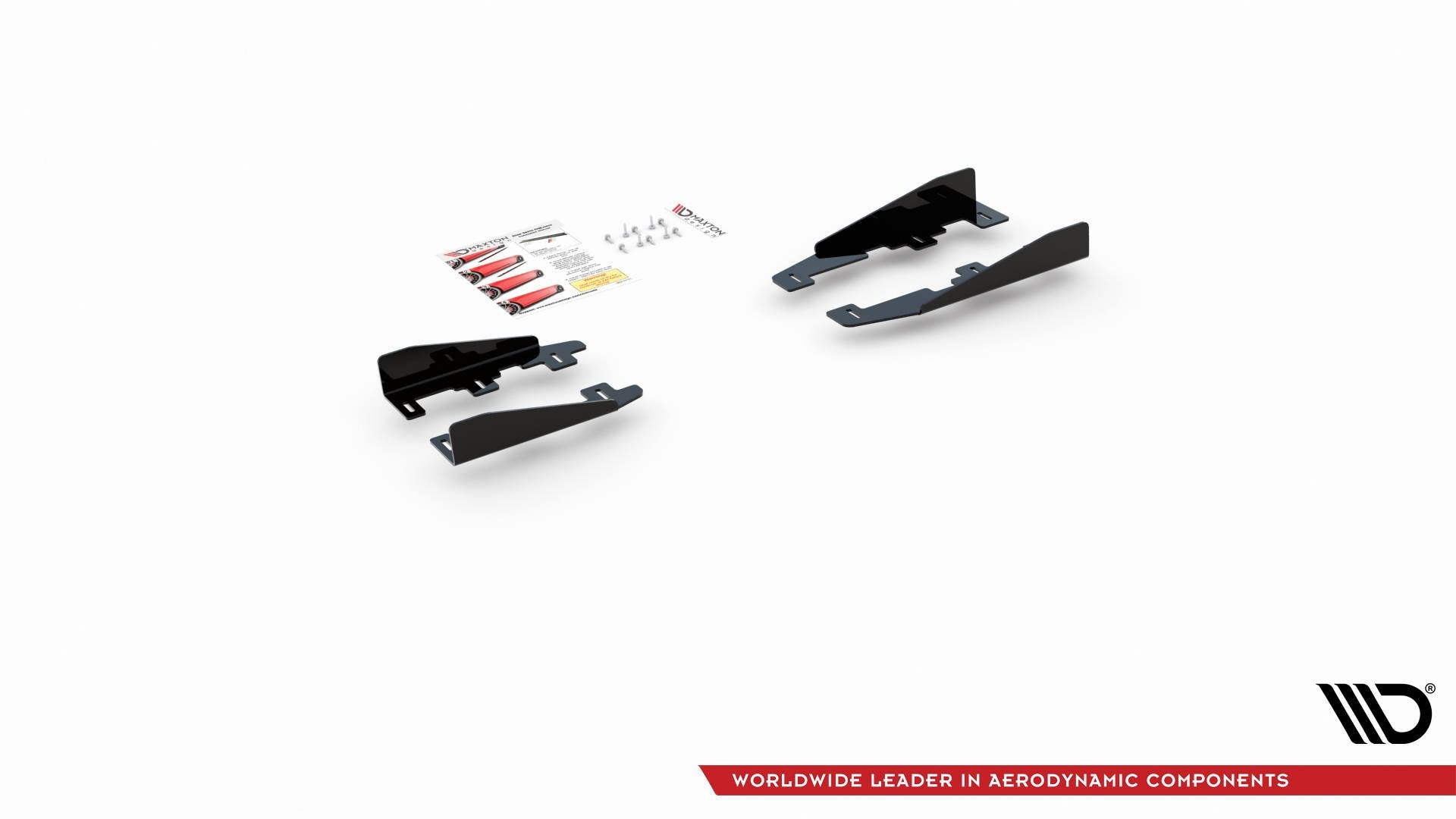 Side Flaps BMW 1er F20 M135i / M140i / M-Paket schwarz Hochglanz