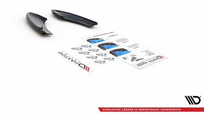 Heck Ansatz Flaps Diffusor für VW Golf 7 GTI TCR schwarz matt