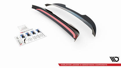 Spoiler CAP für Volkswagen Caddy Mk. 4 schwarz Hochglanz