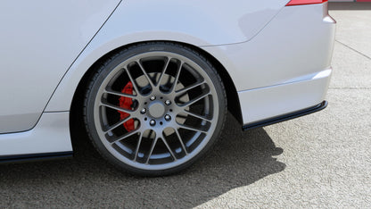 Heck Ansatz Flaps Diffusor für HONDA ACCORD VII TYPE-S schwarz matt
