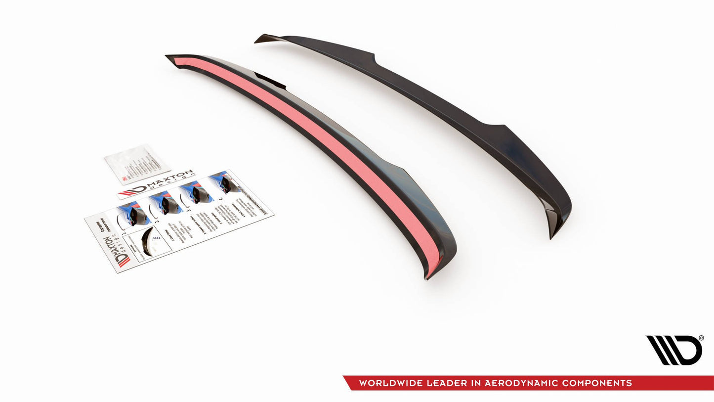 Spoiler CAP für Volvo XC60 Mk2 R-Design schwarz matt