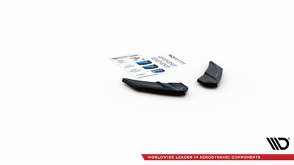 Heck Ansatz Flaps Diffusor V.3 für Volkswagen Golf R Mk7 schwarz Hochglanz