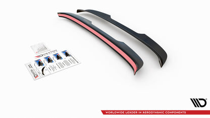 Spoiler CAP für Volkswagen Tiguan R / R-Line Mk2 Facelift schwarz matt