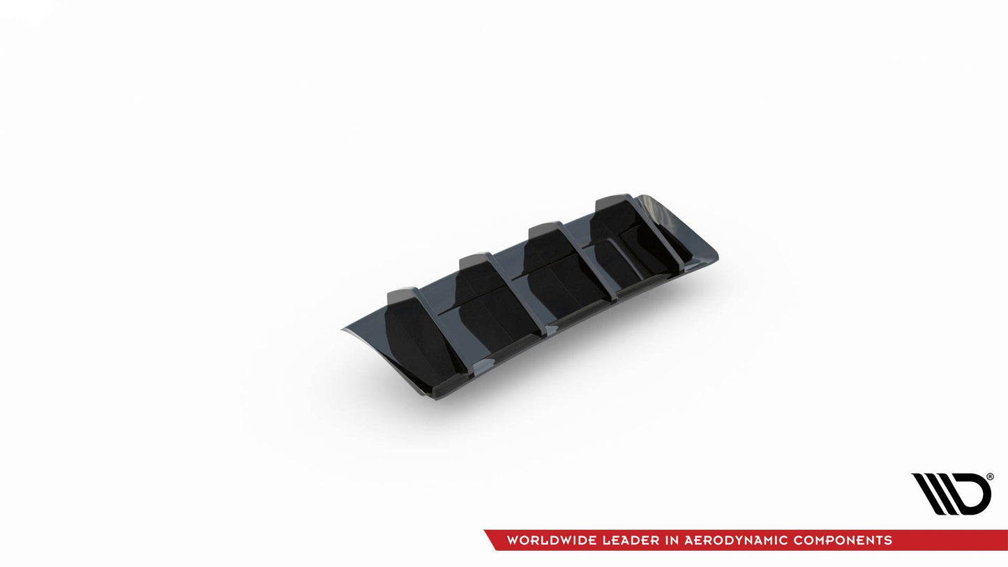 Diffusor Heck Ansatz für Cupra Ateca schwarz matt