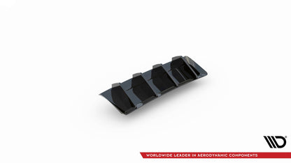 Diffusor Heck Ansatz für Cupra Ateca schwarz matt