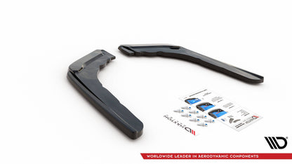 Heck Ansatz Flaps Diffusor V.2 für BMW M4 F82 schwarz matt