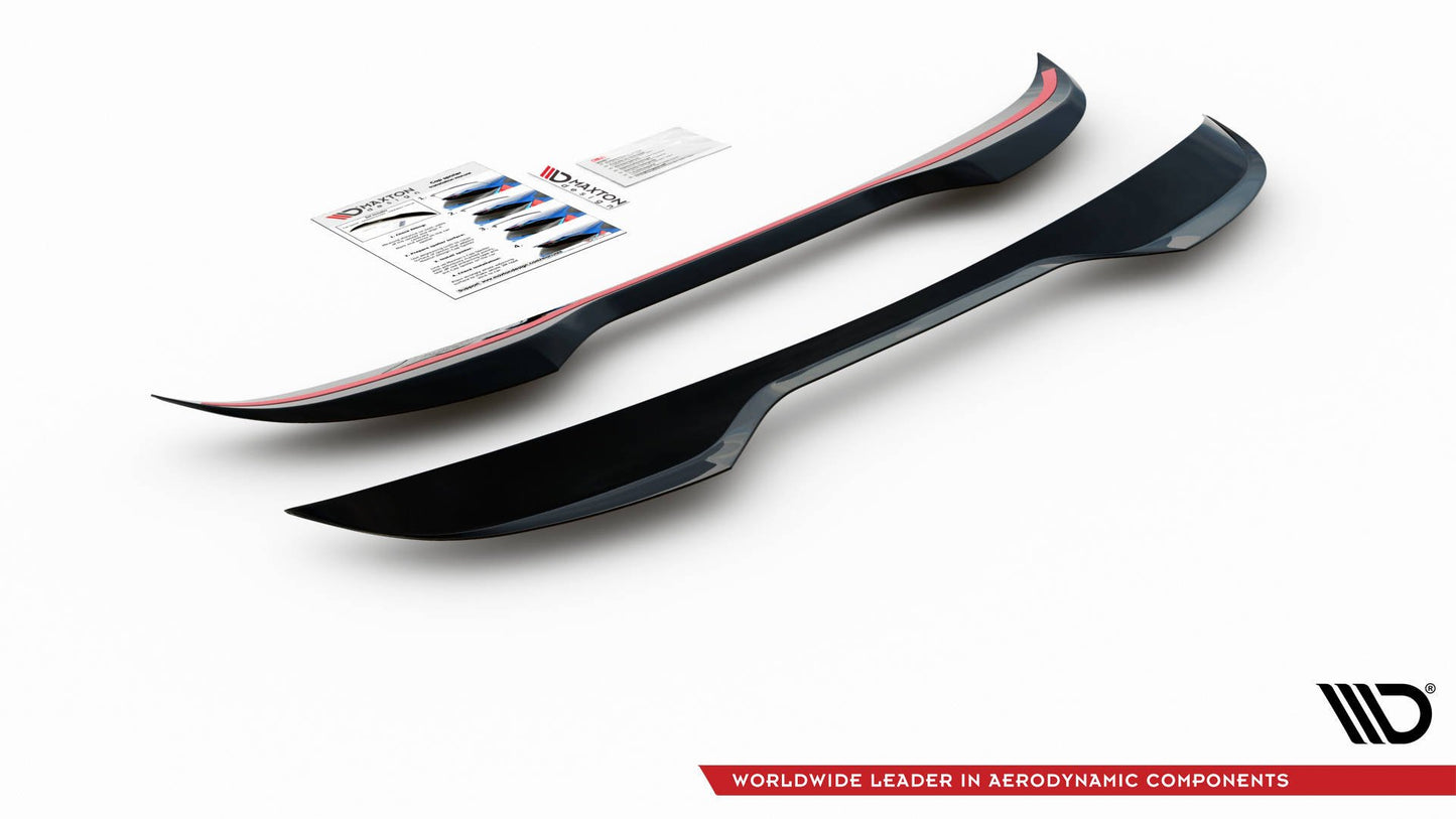 Spoiler CAP für Volkswagen Up GTI schwarz matt