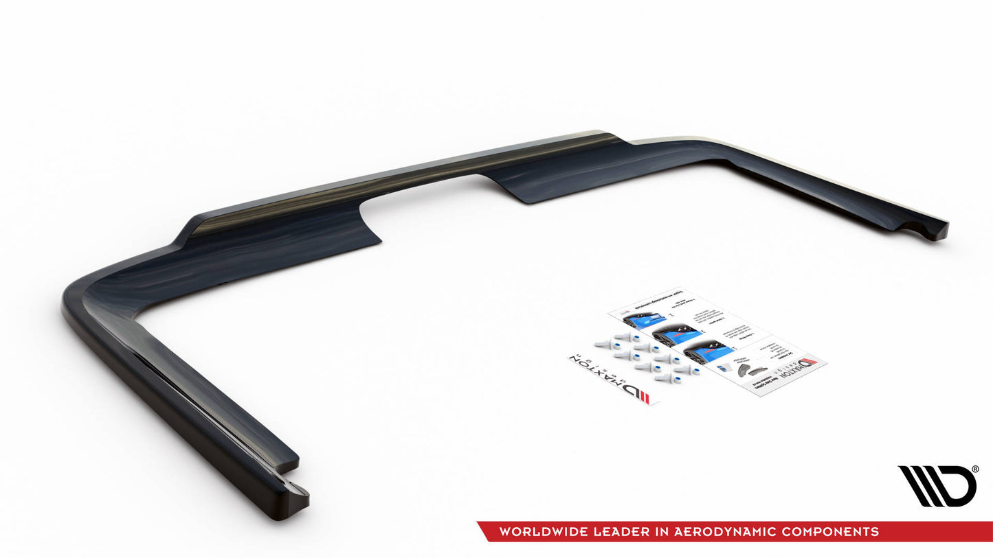 Mittlerer Diffusor Heck Ansatz DTM Look für Mercedes-Benz Vito W447 Facelift schwarz Hochglanz