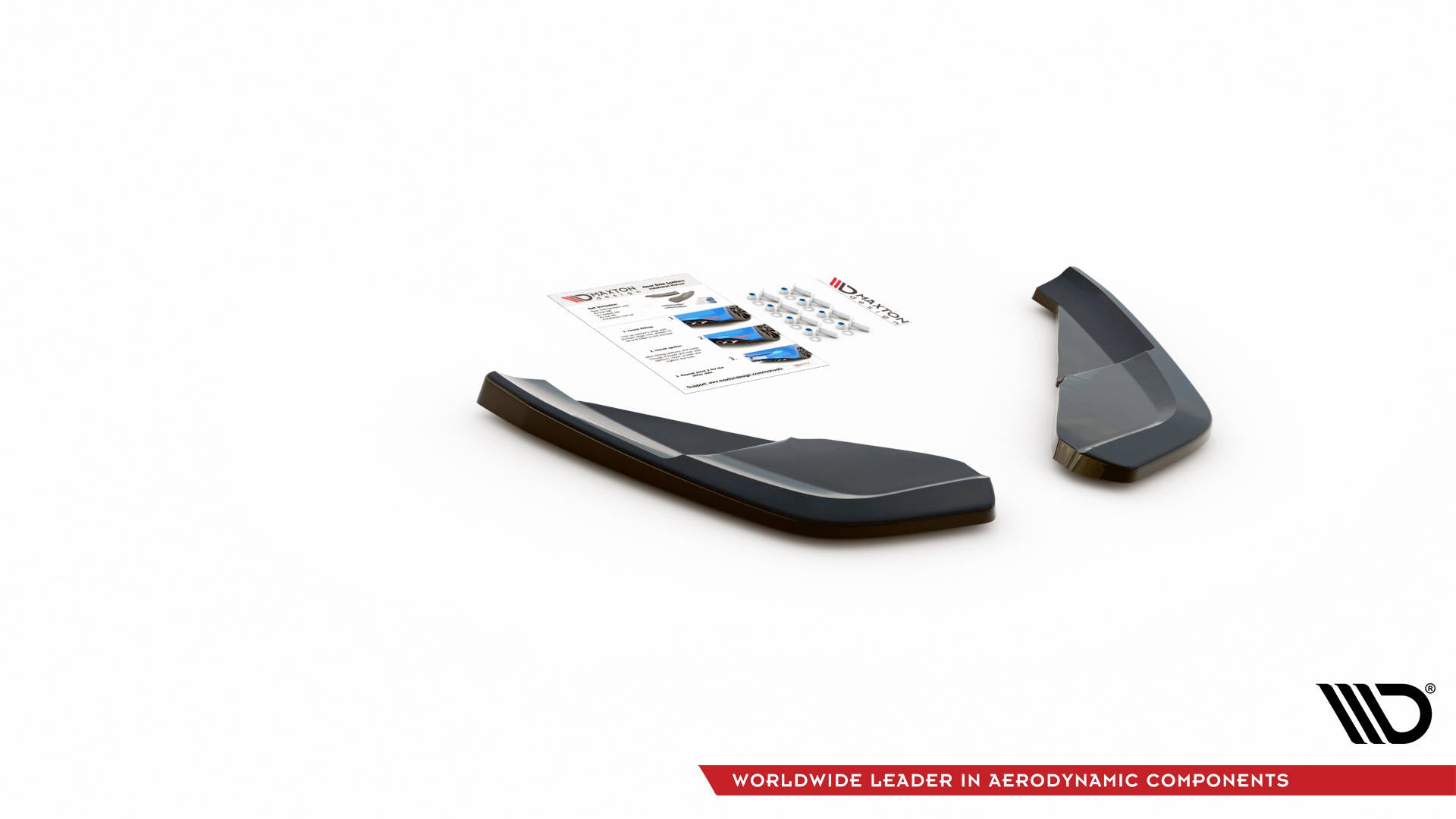 Heck Ansatz Flaps Diffusor für Nissan 370Z Nismo Facelift Carbon Look