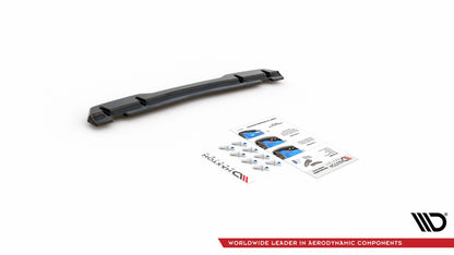Mittlerer Diffusor Heck Ansatz für Toyota GR Yaris Mk4 schwarz Hochglanz