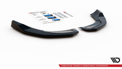 Heck Ansatz Flaps Diffusor für Mercedes-AMG A 45 S W177 schwarz matt