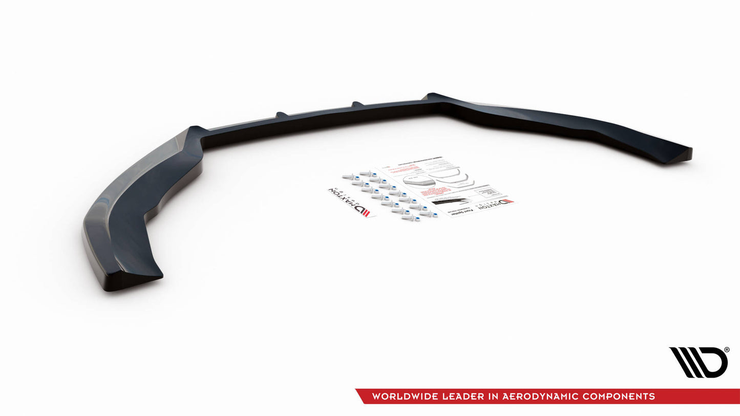 Front Ansatz V.3 für Volkswagen Passat CC schwarz Hochglanz