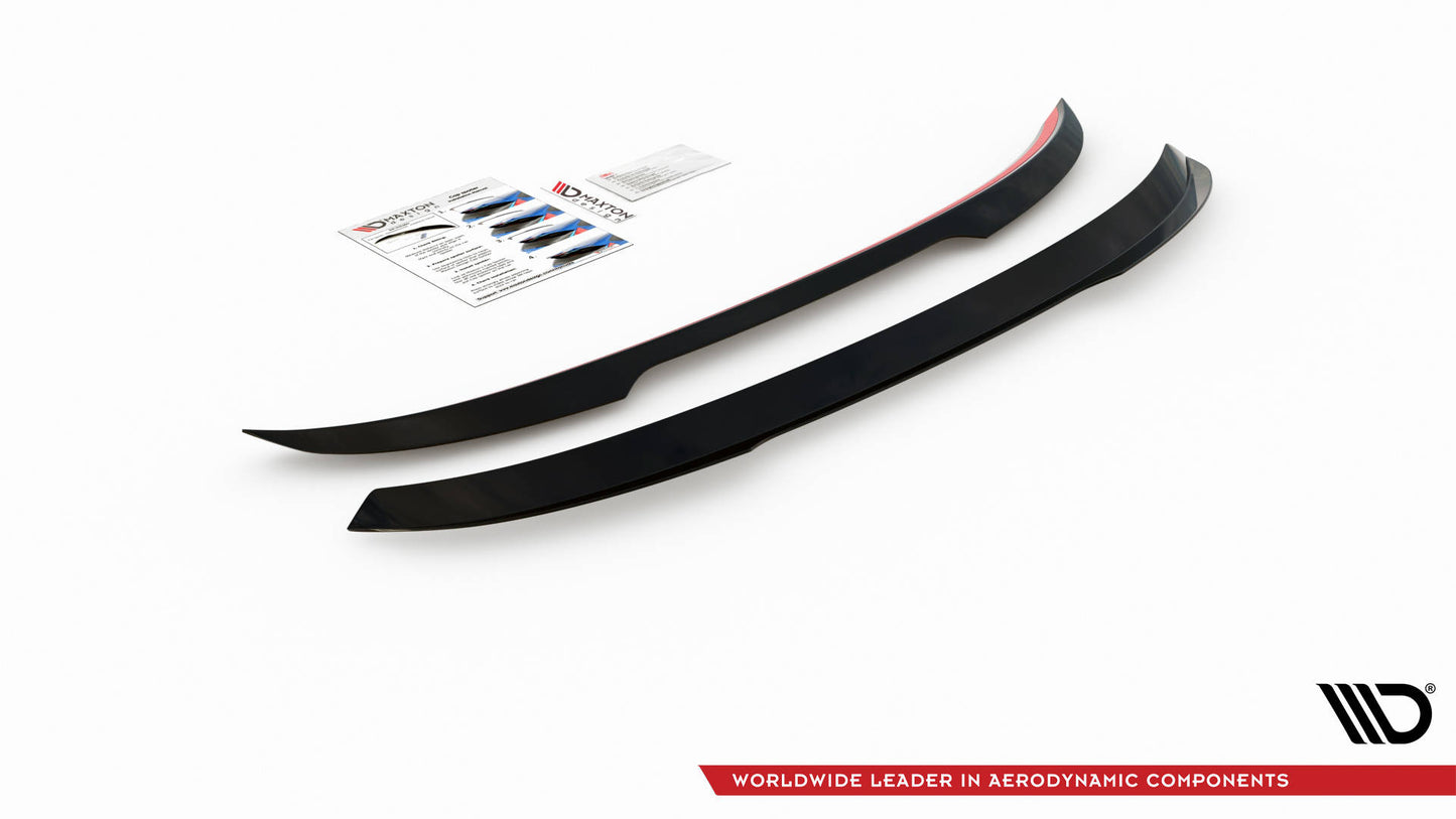 Spoiler CAP für BMW X1 M-Paket F48 schwarz Hochglanz