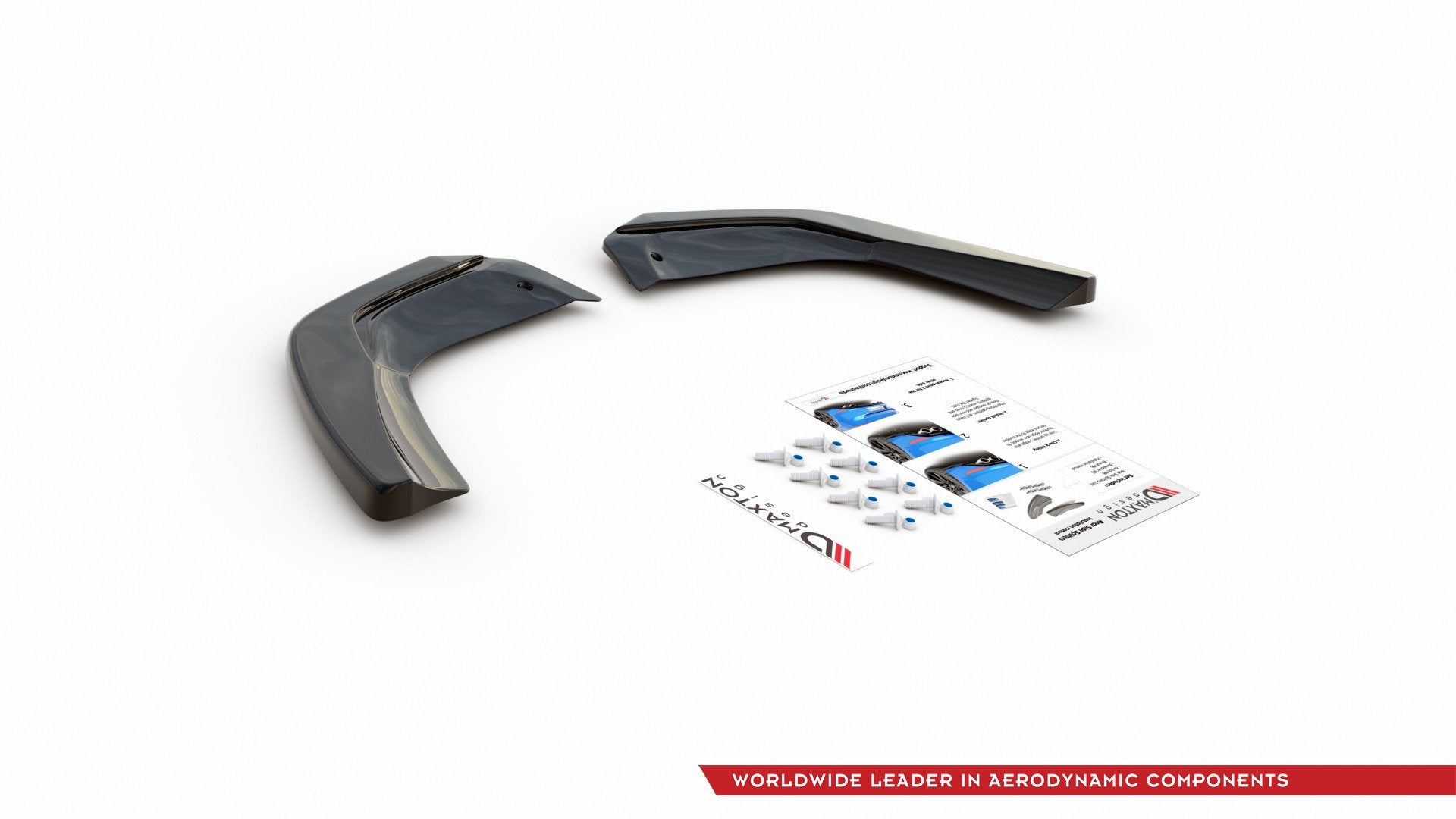 Heck Ansatz Flaps Diffusor für Mercedes A35 AMG Hatchback W177  schwarz matt