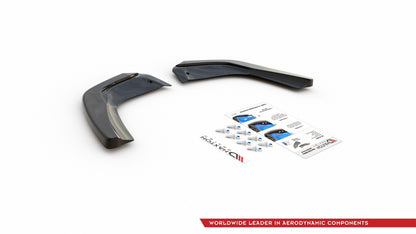 Heck Ansatz Flaps Diffusor für Mercedes A35 AMG Hatchback W177  schwarz matt