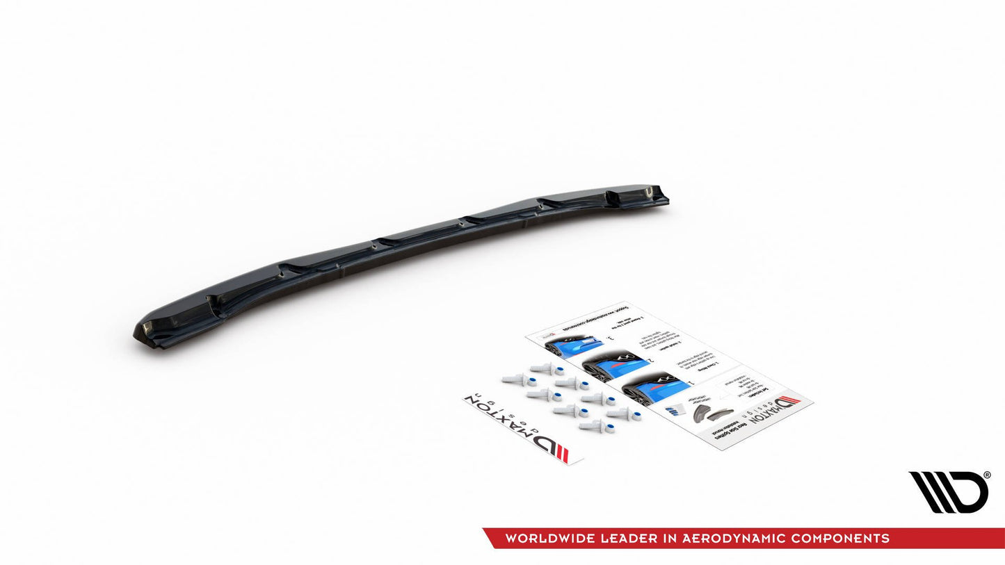 Mittlerer Diffusor Heck Ansatz für BMW 4er M-Paket G22 Carbon Look