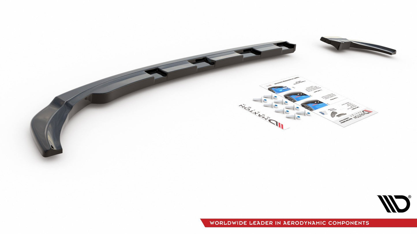 Heck Ansatz Flaps Diffusor V.2 für VW Polo GTI Mk6 Carbon Look