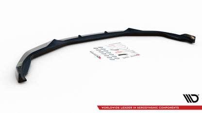 Front Ansatz V.1 für BMW M5 F90 Facelift schwarz Hochglanz