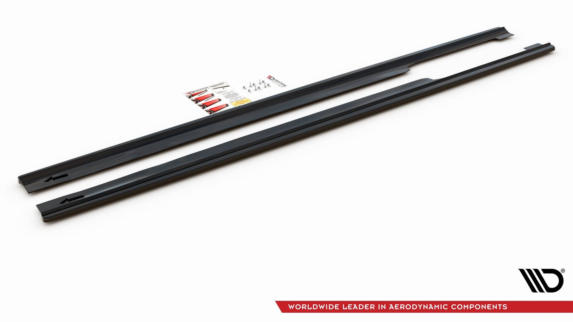 Seitenschweller Ansatz für Audi A8 Lang D4 schwarz matt