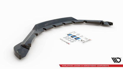 Mittlerer Diffusor Heck Ansatz für BMW i8 schwarz matt