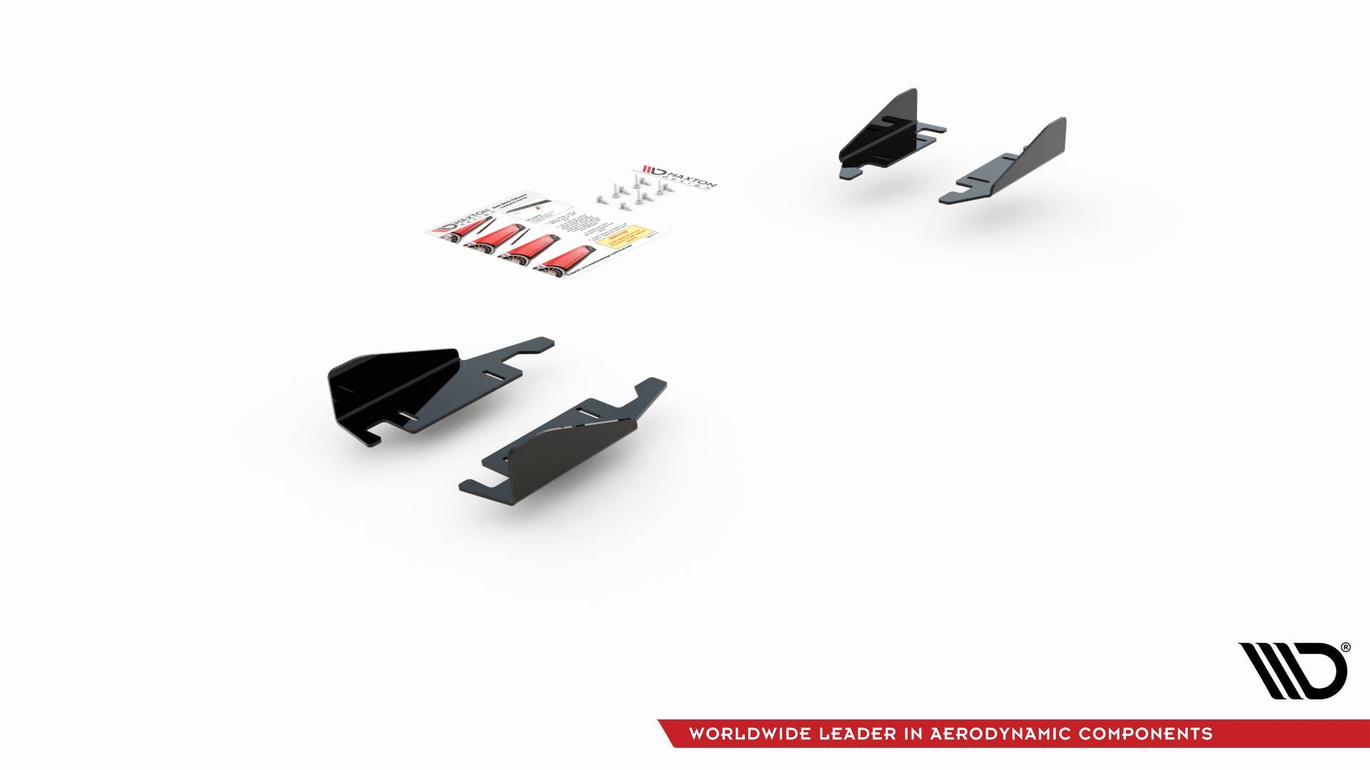 Side Flaps Volkswagen Golf 8 GTI / GTI Clubsport schwarz Hochglanz