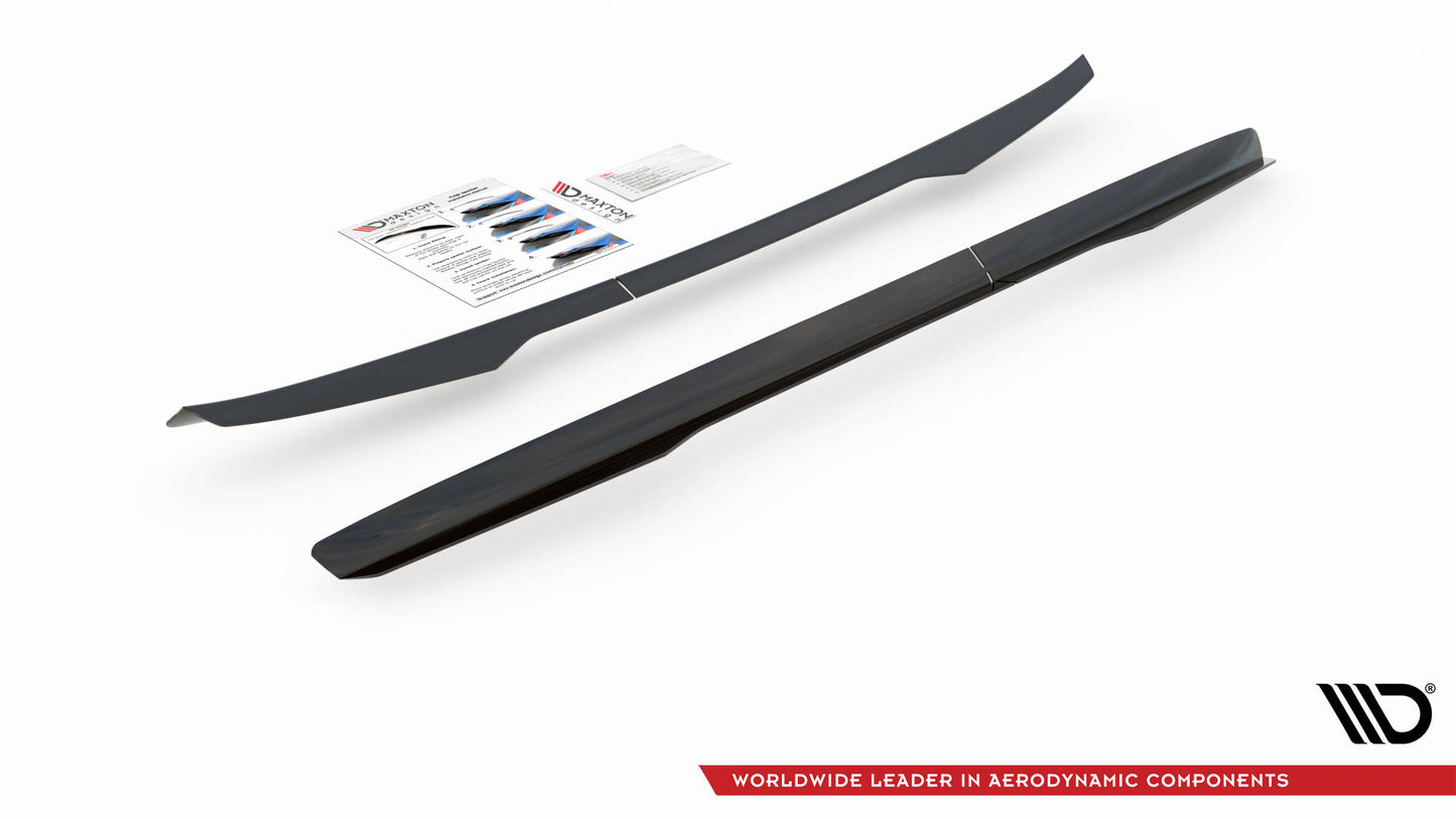 Spoiler CAP für Peugeot Partner Mk3 schwarz matt