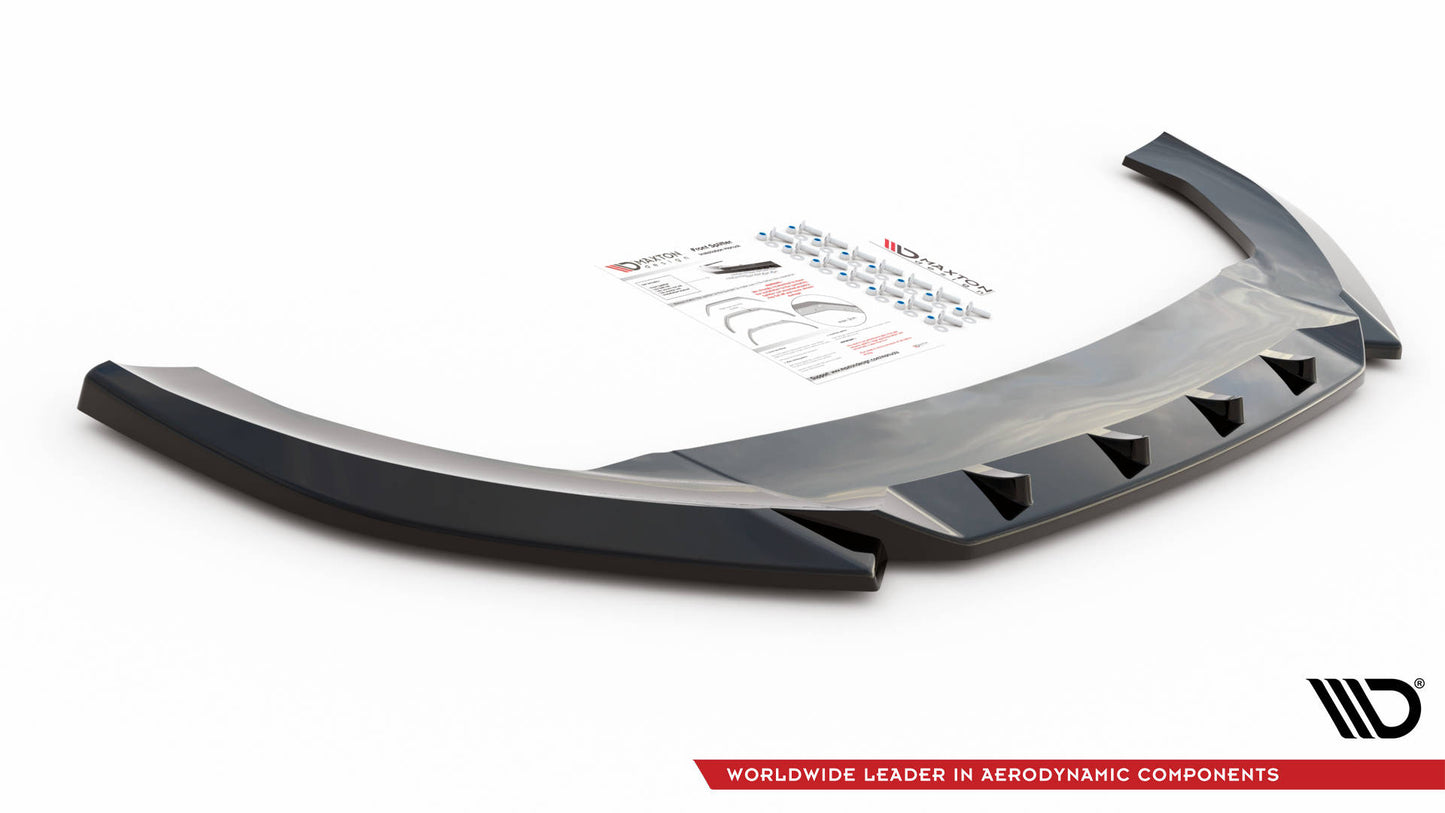 Front Ansatz V.3 für Cupra Leon schwarz Hochglanz