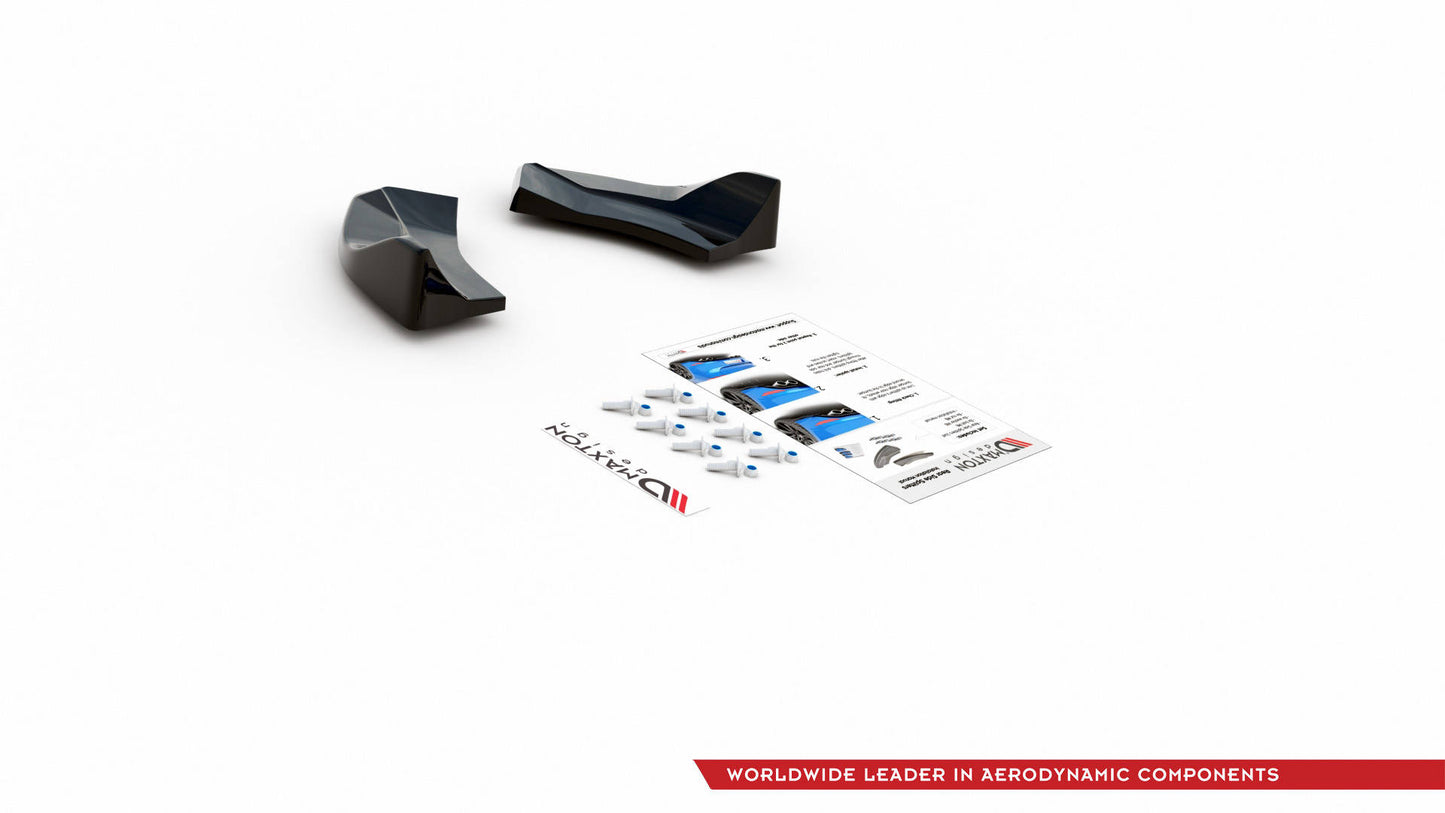 Heck Ansatz Flaps Diffusor V.1 für Ford Fiesta ST Mk8 Carbon Look