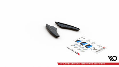 Heck Ansatz Flaps Diffusor V.2 für Audi S3 Sportback 8Y schwarz matt