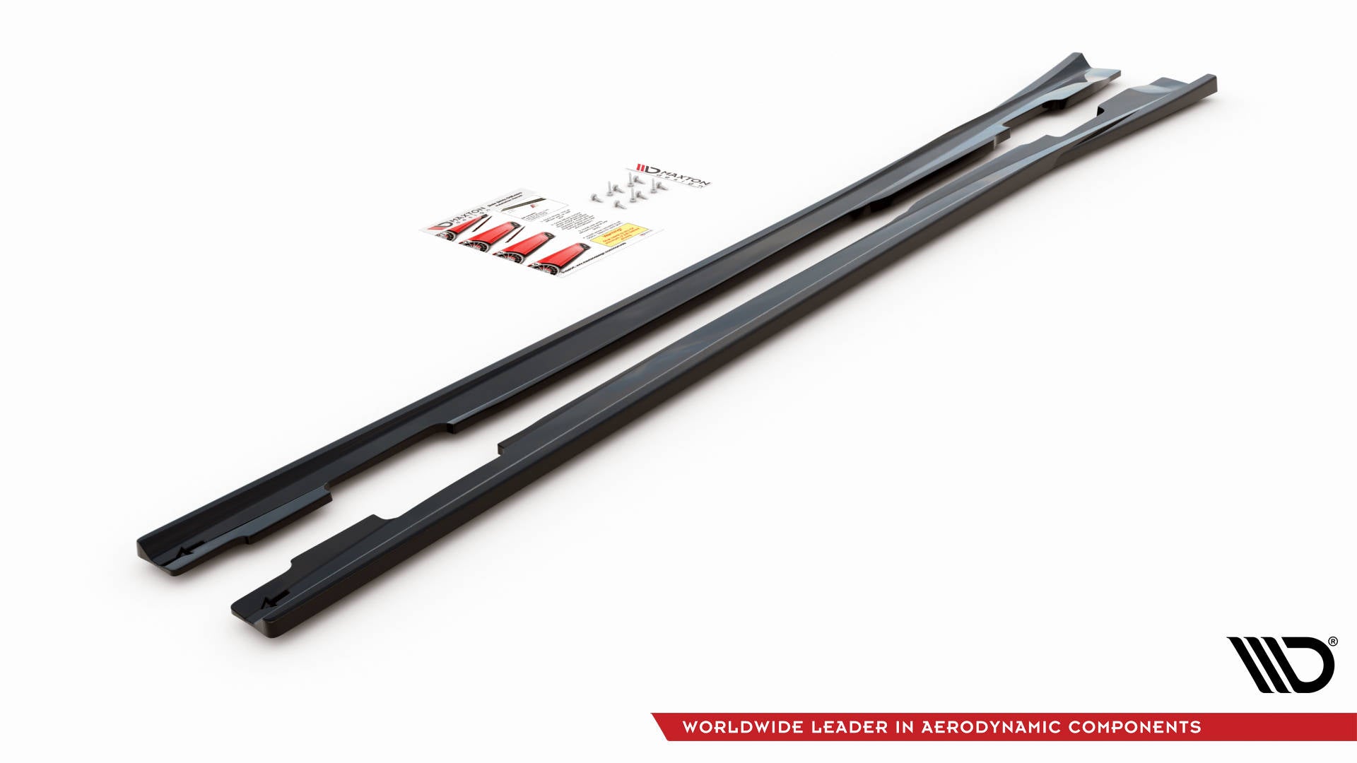 Seitenschweller Ansatz für V.2 für Mercedes-Benz A W176 Carbon Look