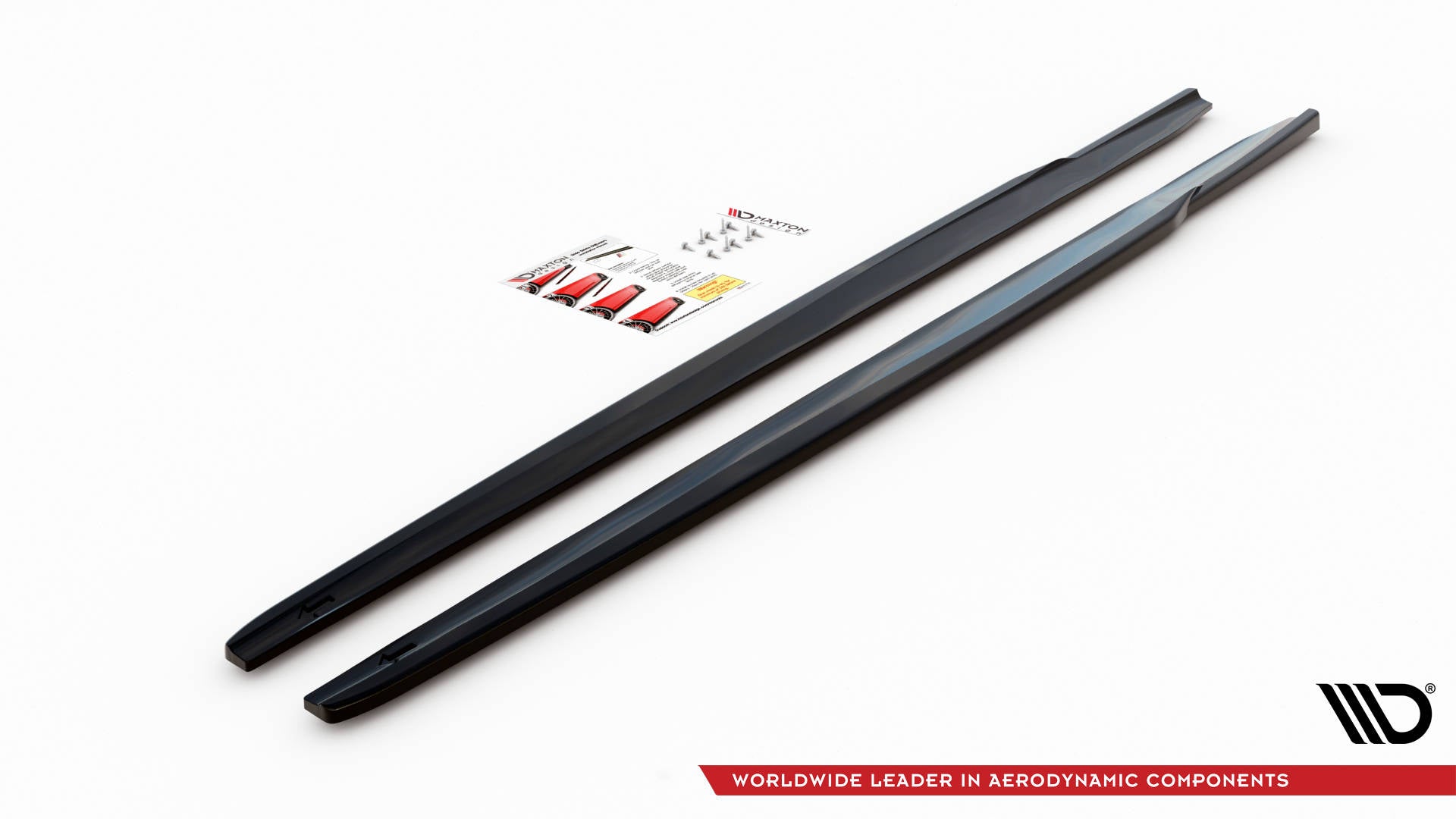 Seitenschweller Ansatz für V.1 für BMW 2 Gran Coupe M-Paket / M235i F44 schwarz matt